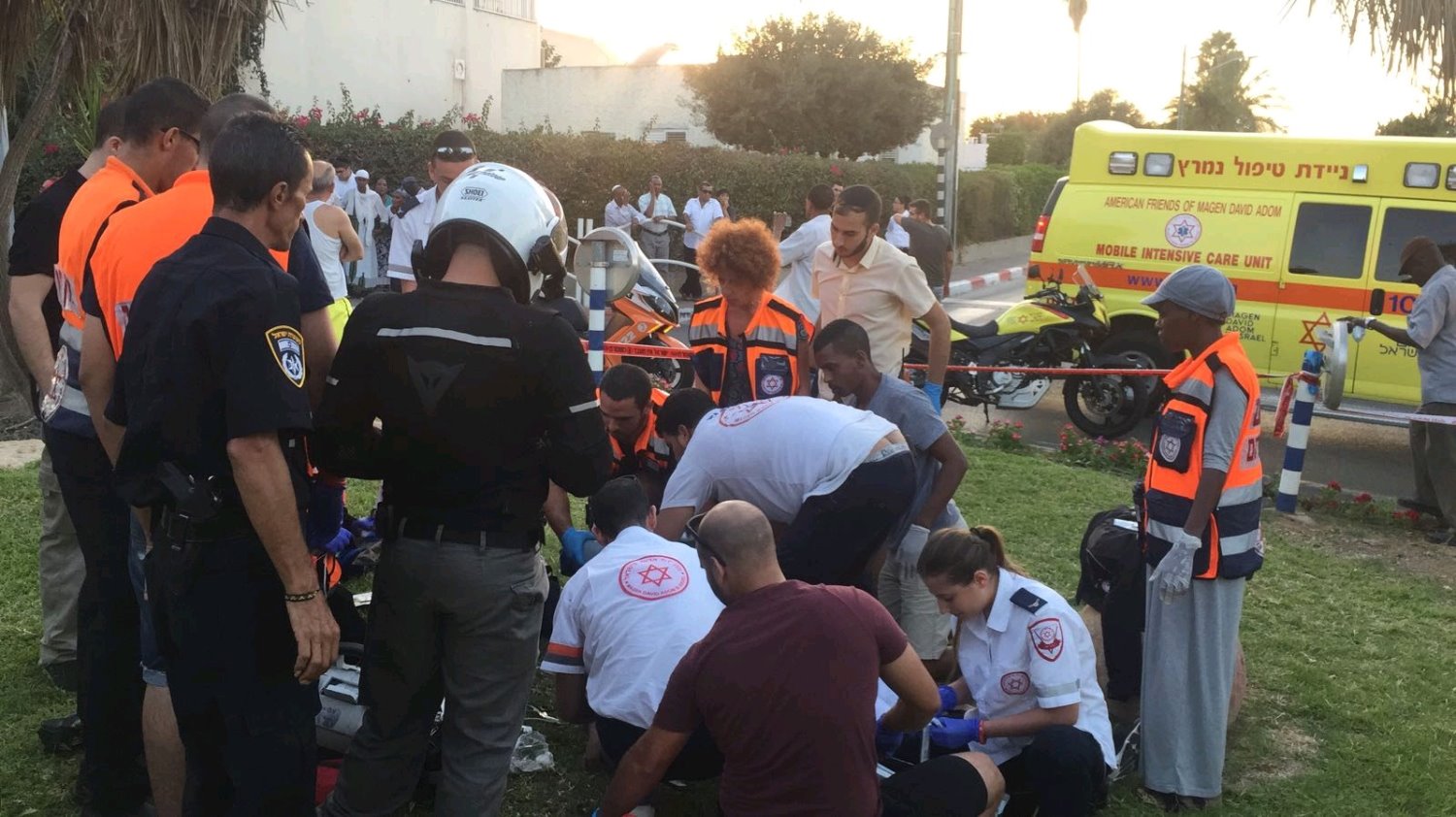 צילום מהזירה: דוברות מד"א