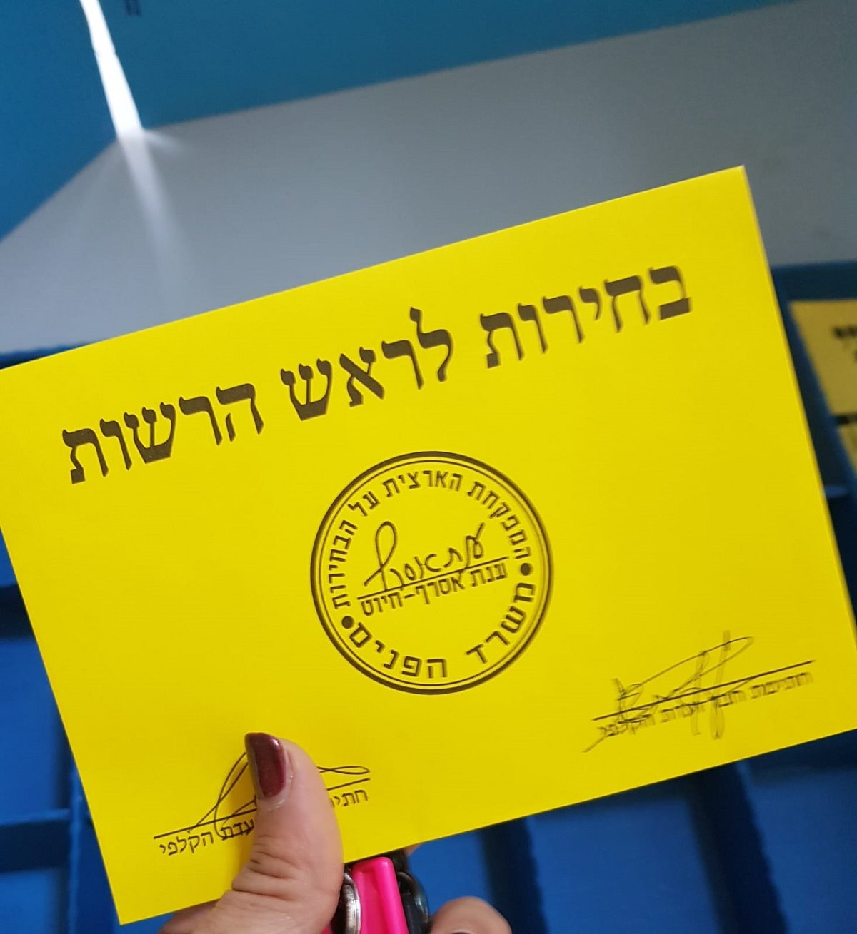 יום הבוחר יום הבוחר