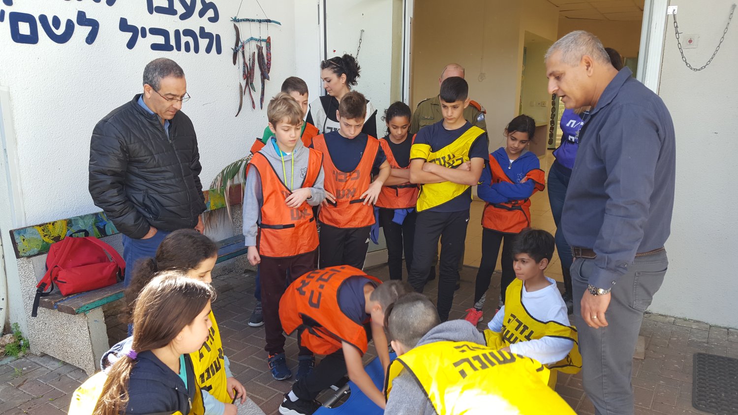 מתרגלים מצבי חירום