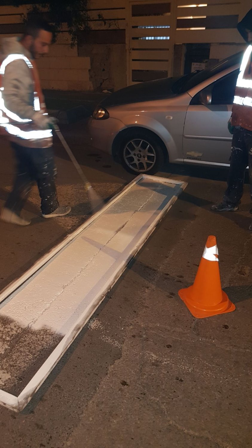 צביעת כבישים