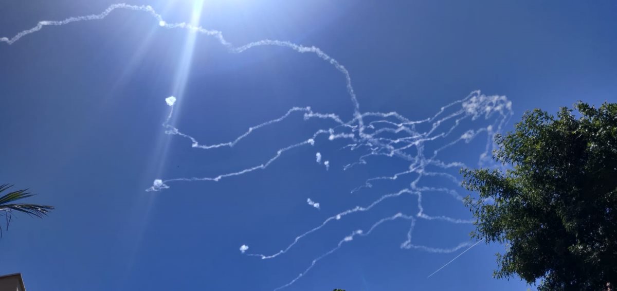 יירוטים במרחב אשדוד. צילום: איתי אנגלנדר יירוטים במרחב אשדוד. צילום: איתי אנגלנדר