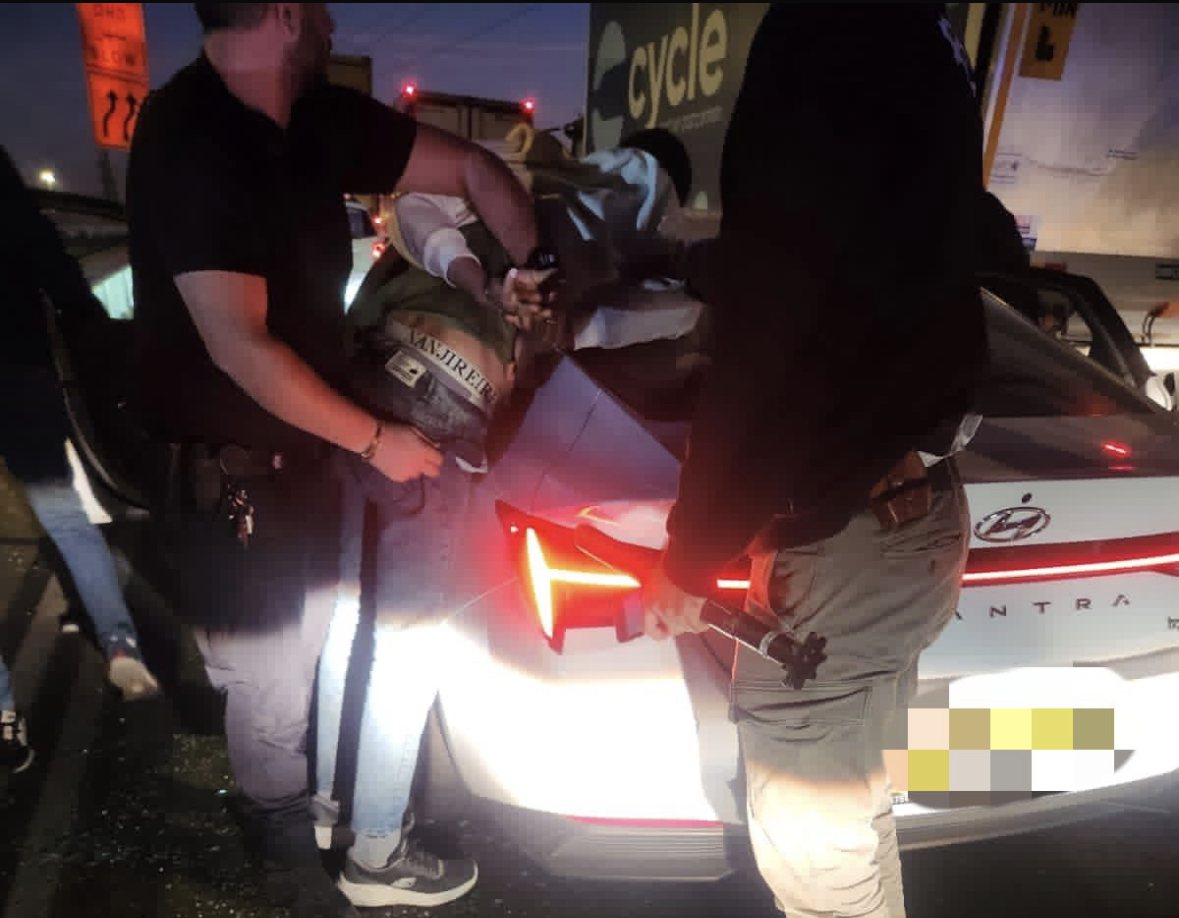 גנבי הרכב שנתפסו (דוברות המשטרה)