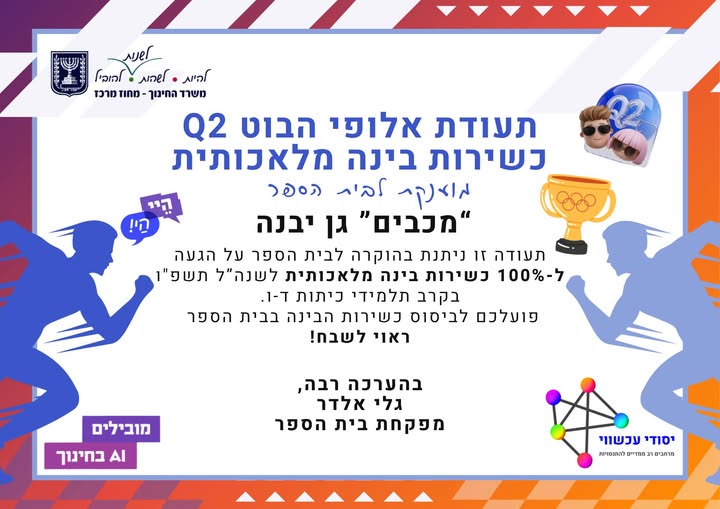 בית ספר מכבים גן יבנה
