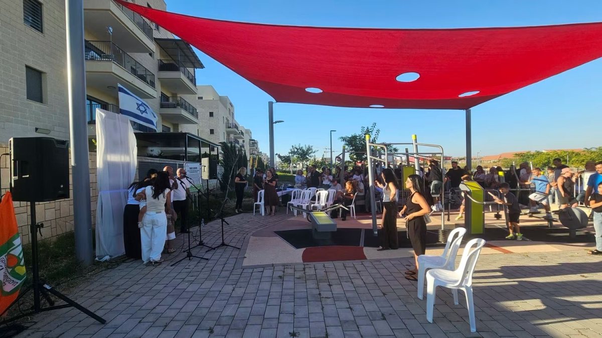 חנוכת הגן לזכרו של לידור לוי ז"ל (פייסבוק ראש המועצה)