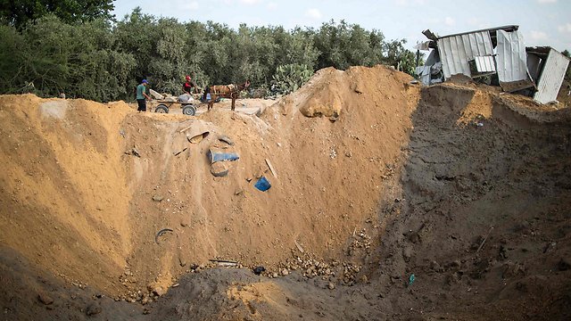 (AFP)צילום מרצועת עזה תיאור אפשרי של תמונה: (AFP)צילום מרצועת עזה