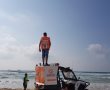 גולשים ומצילים הצילו טובעים בחוף המצודה - בן 28 פונה במצב בינוני