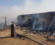 צוותי כיבוי מתחנת גן יבנה סייעו בטיפול בשריפה 