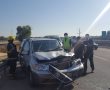 עומסי תנועה בכביש 4 צומת ניצנים עקב תאונת דרכים