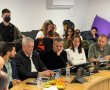 שר הביטחון והרמטכ"ל לשעבר, ח"כ בני גנץ הגיע להערכת המצב העירונית 