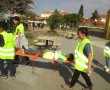 תלמידי בית הספר אהוד מנור קיימו תרגיל המדמה רעידת אדמה 