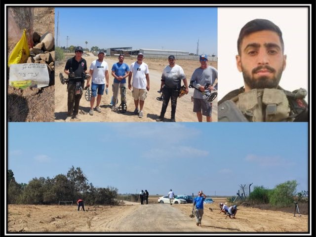 חברי קבוצת מיינלאב ישראל בקיבוץ כיסופים בעקבות סמ"ר עדי צור זל