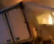 שריפת משאית בחולון: לוחמי האש מנעו את התפשטות הלהבות