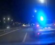 צפו: מרדף לילי הסתיים בניגוח ניידת ליד ירושלים