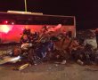 שני צעירים הרוגים בתאונה קשה בכביש 40 בין אוטובס לרכב פרטי 