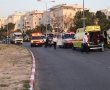 רוכב אופנוע נפגע מרכב ברחוב רבי יהודה הנשיא, מצבו בינוני