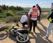 רוכב אופנוע שטח נפצע בתאונה עצמית סמוך לגן יבנה