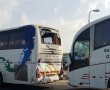 תאונת דרכים בצומת ברכיה אוטובוס של ילדים בדרכם לבית הספר