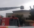  בעקבות פגיעת ברק : שריפה בבית בגן יבנה