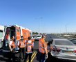 כביש 5: פצועים בינוני וקל בתאונה עם מעורבות שני אופנועים ורכב