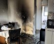 שריפה פרצה בדירת מגורים בגן יבנה: לוחמי האש פרצו לדירה ומנעו את התפשטות הלהבות