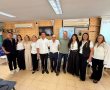 מנכ"ל רשת אורט וראש המועצה בביקור חגיגי באורט נעמי שמר בגן יבנה