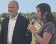 השרה מירי רגב וראש העיר יחיאל לסרי