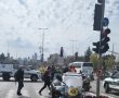  קשה לצפיה: רוכב קטנוע 'נכנס' חזיתית בניידת מג"ב