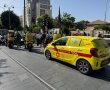 שוב: ניידת משטרה פגעה בנער על קורקינט בתוואי הרכבת הקלה