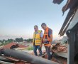 נס בנס ציונה: רסיס גדול נפל על גג בעיר. בני הבית שהו בממ"ד וניצלו. 