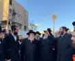 בנו מאשדוד של הרבי מגור בזירת פגיעת הטיל בערד