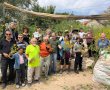 עשרות הורים וילדים יצאו לעבוד בטבע בגן יבנה - רגע של נשימה בתוך השגרה המאתגרת